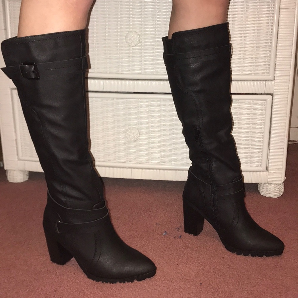 Black Heel Boots